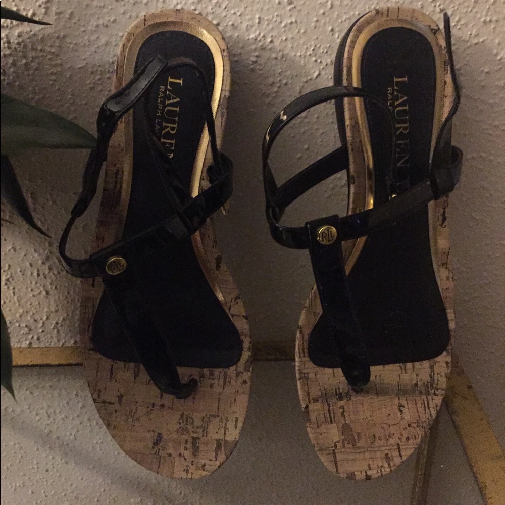 Ralph Lauren Kya Thong T Strap Sandals